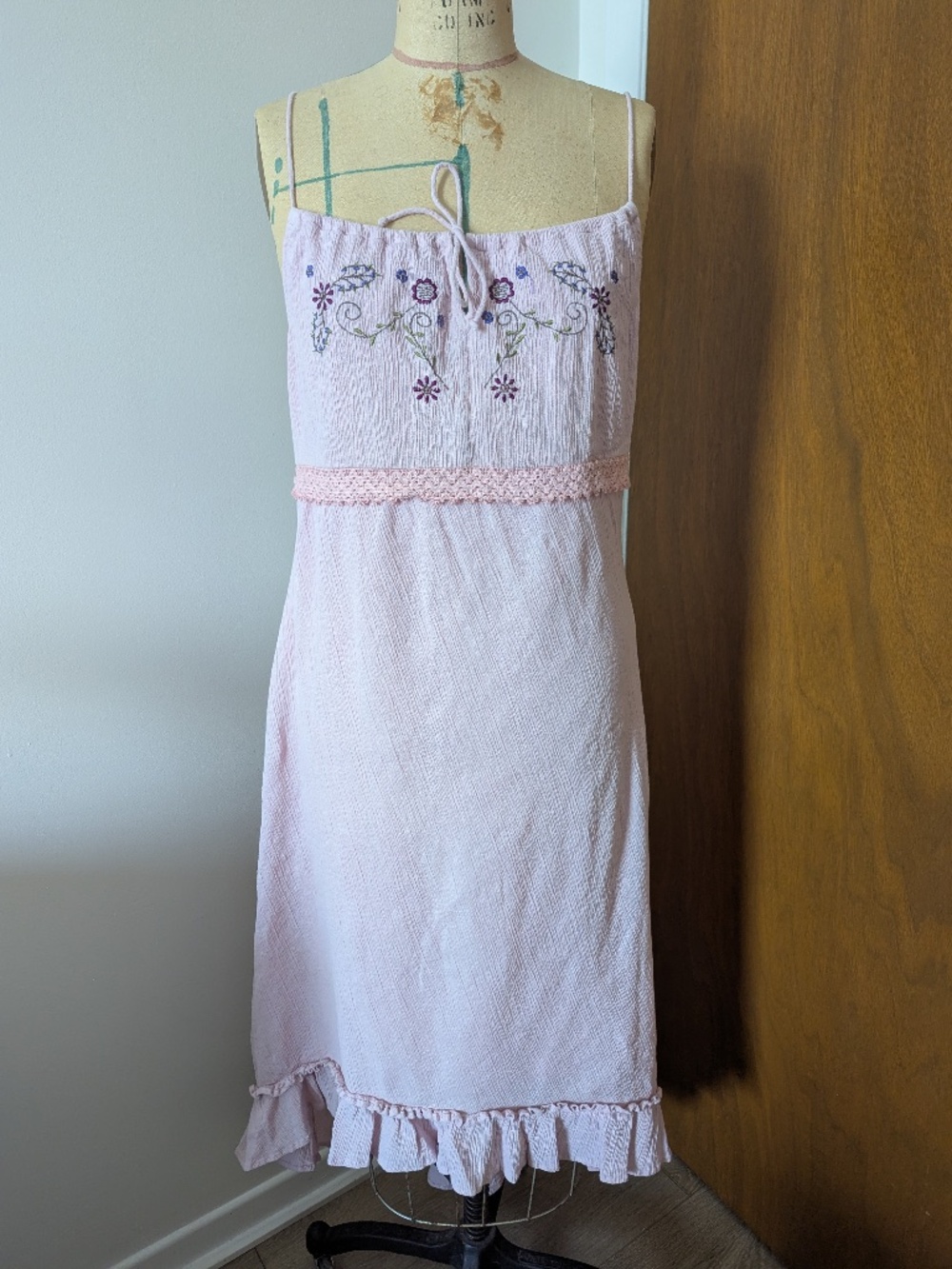 Pink Y2K Boho Dress
